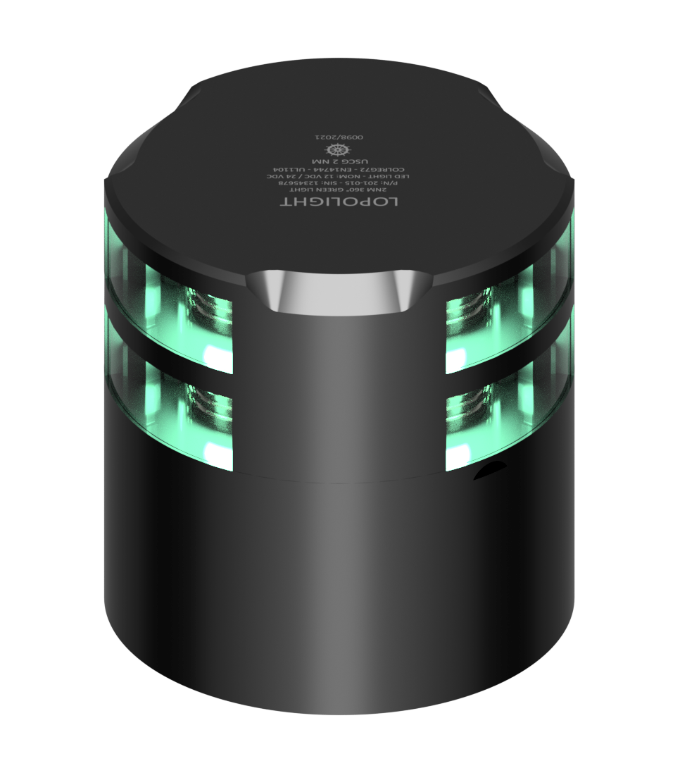 2nm 360° Green, Double, black w/Conn & Alu-base CD 2nm 360° Green, Double, black w/Conn & Alu-base CD